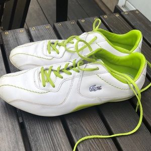 Ladies leather Lacoste sneakers